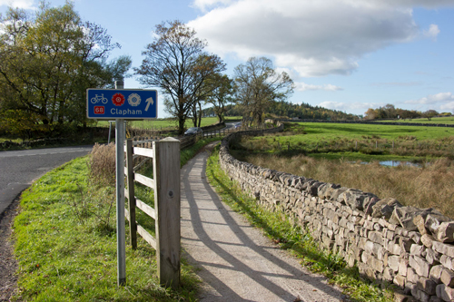 A65 cycle path to Clapham
