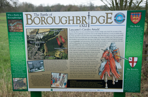 Information board, Battle of Boroughbridge