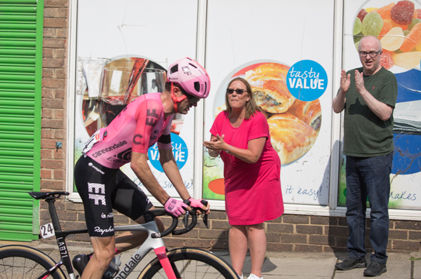 Simon Carr at the men's road race, British Champs 2023