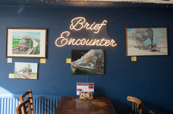 Brief Encounter Display at Carnforth Station Refreshment Room