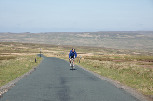 Cycling on Arkengarthdale Moor