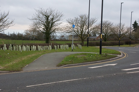 12 arc of cycle path, Pannal