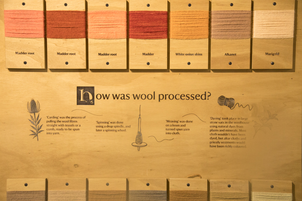 Swanley Grange, processing wool