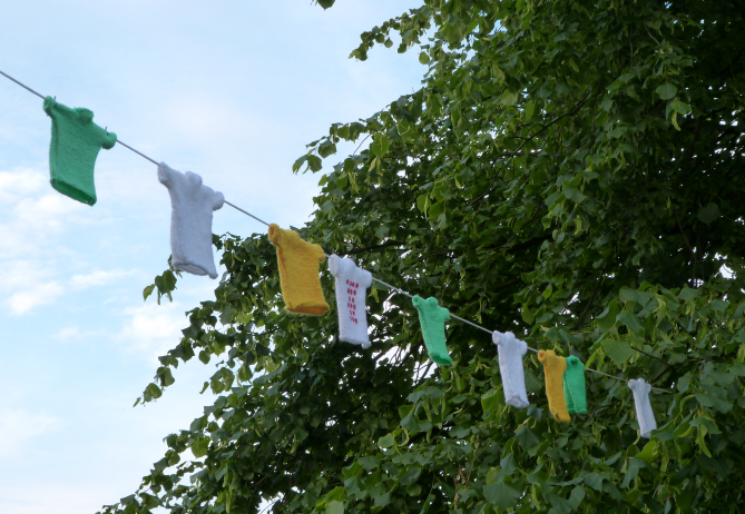 Tour de France bunting in Harrogate