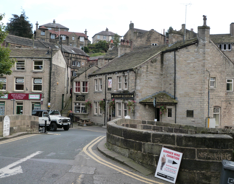 Bridge over the river Holme, Holmfirth