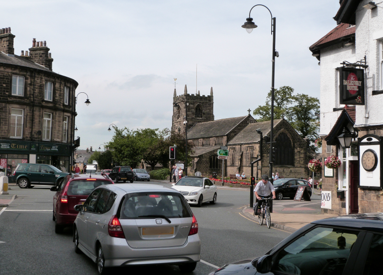 Traffic in Ilkley Traffic in Ilkley