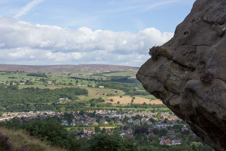 Ilkley from the Cow & Calf