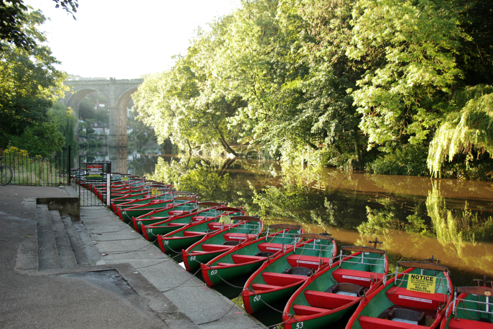 Blenkhorn's boat hire, Knaresborough