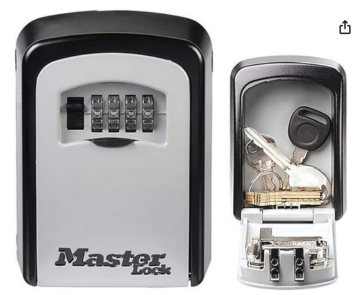 Master Lock key safe