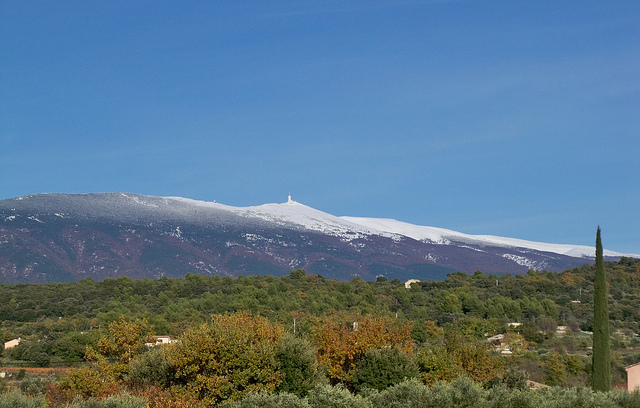 Mont Ventoux from Mazan