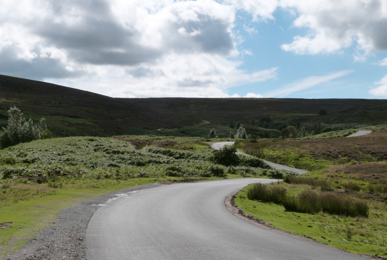 Climb out of Grinton onto Grinton Moor