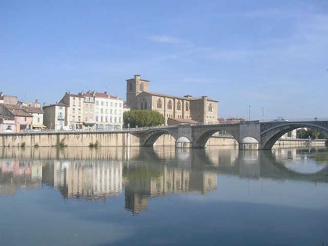 Romans-sur-Isère seen from Bourg-de-Péage