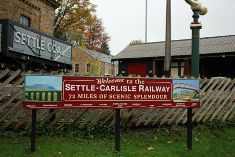 Settle Carlisle railway sign