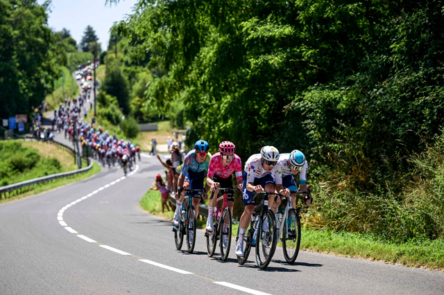 Riders on Stage 7 TDF 2025