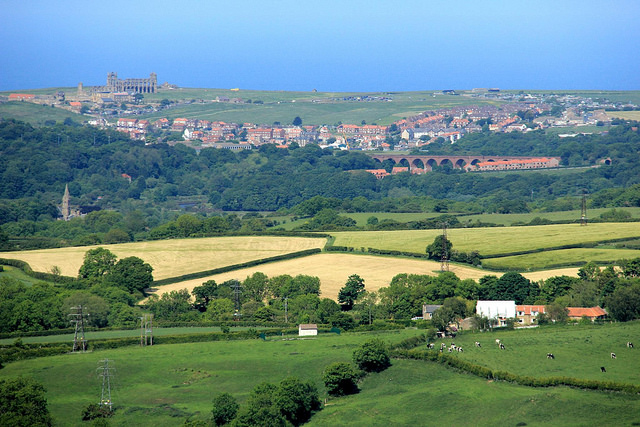 View of Whitby from the A169 View of Whitby from the A169